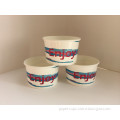 Paper Ice Cream Bowl with Lid Custom Printed